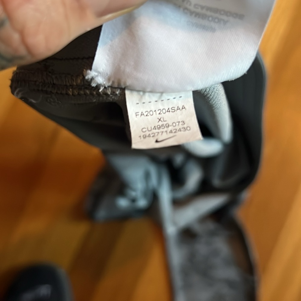 Nike pro gray / camo training tights XL - Picture 5 of 6